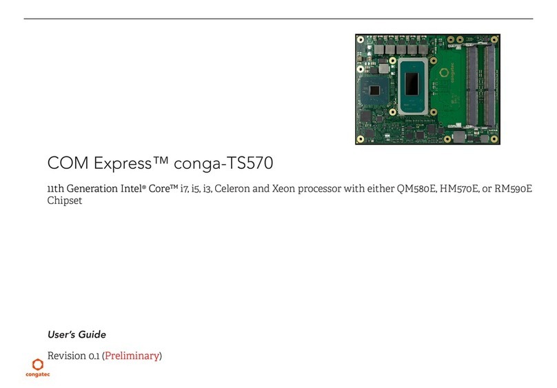 Congatec COM Express conga-TS570 User manual