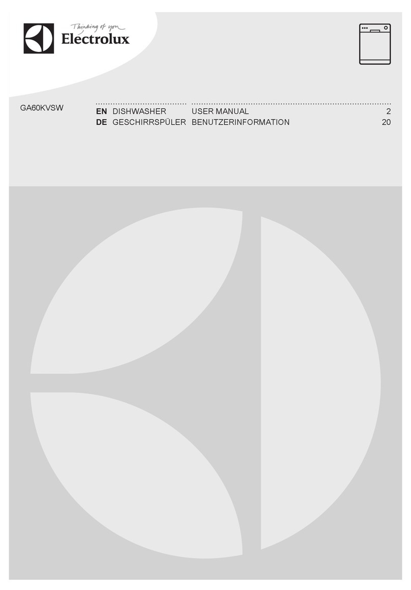 Electrolux GA60KVSW User manual