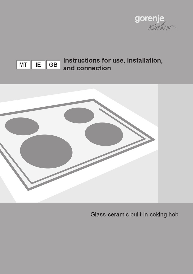 Gorenje ECT680KRB Instructions for use, installation, and connection
