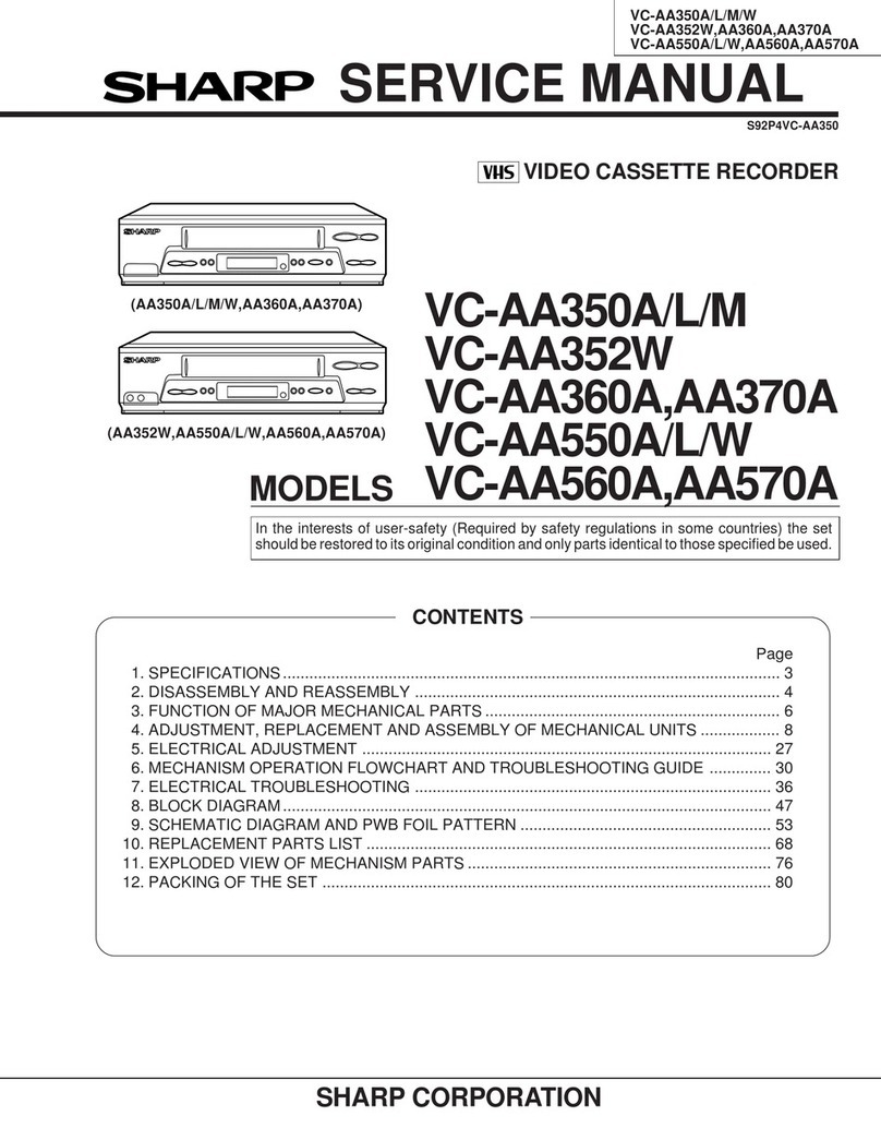 Sharp VC-AA350A User manual Sharp VC-AA350A User manual