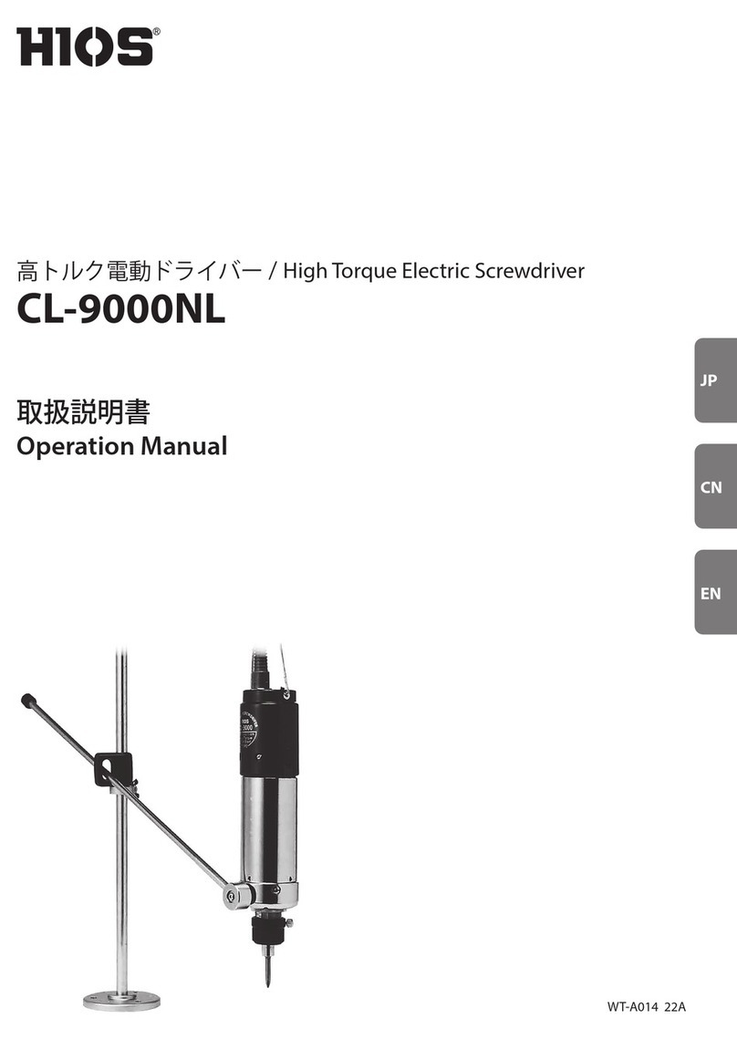 HIOS CL-9000NL User manual
