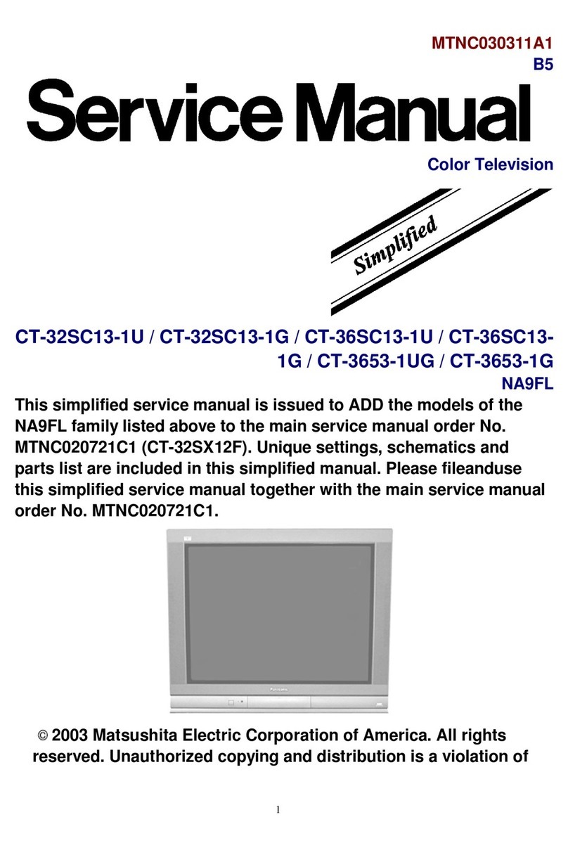 Panasonic CT-32SC13-1U User manual