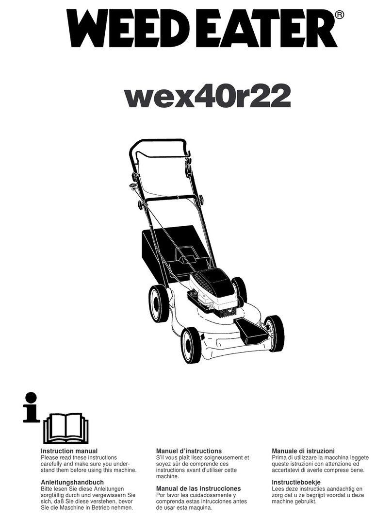 Weed Eater wex40r22 instruction manual