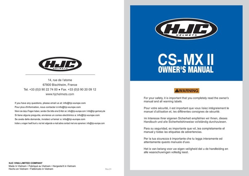 HJC CS-MX II User manual