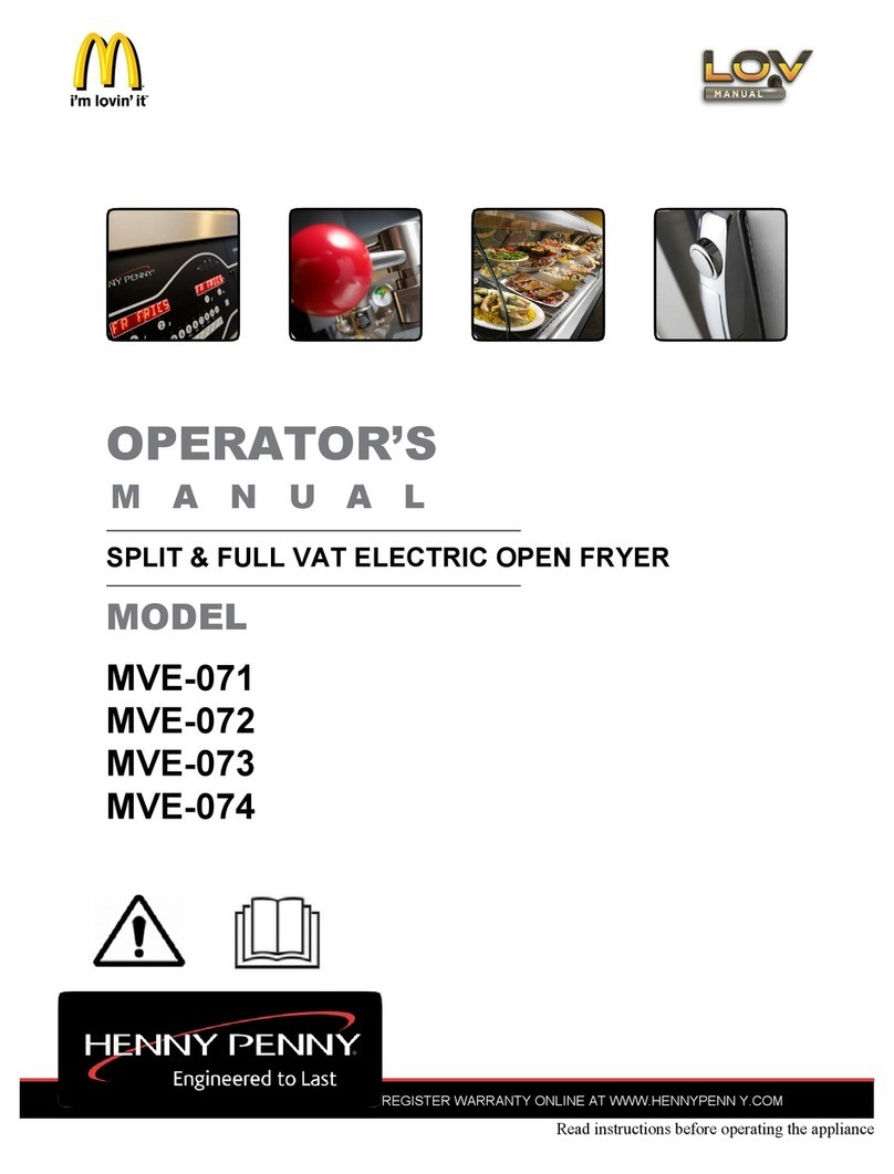 Henny Penny MVE-071 Operator's manual
