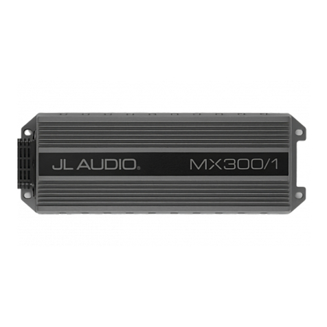 JL Audio MX300/1 owner's manual