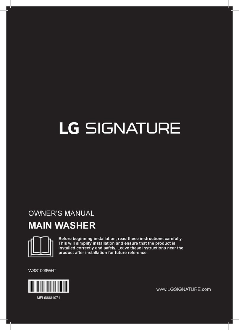 LG SIGNATURE WSS1006WH owner's manual