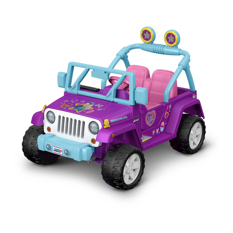 Mattel Power Wheels GTJ57 owner's manual