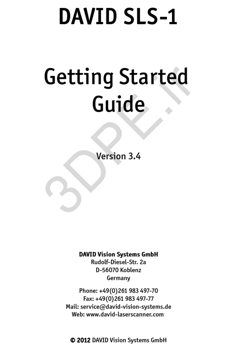 DAVID SLS-1 Getting started guide