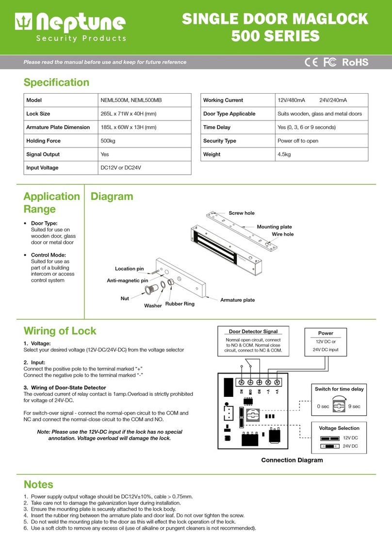 Neptune 500 Series User manual
