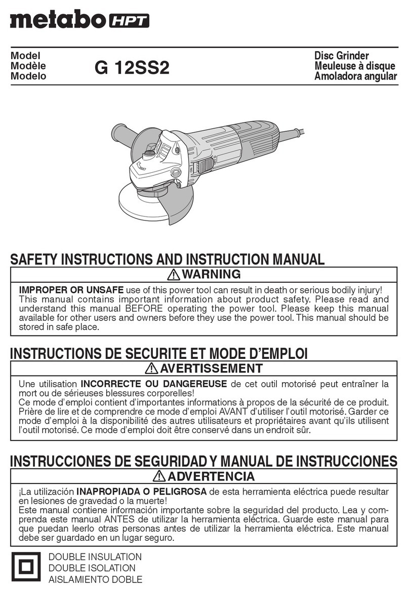 Metabo HPT G 12SS2 Troubleshooting guide