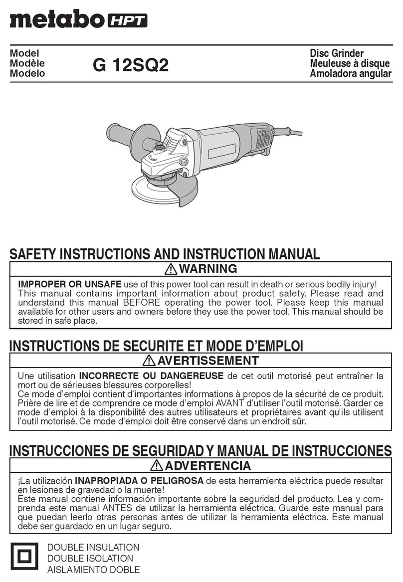 Metabo HPT G 12SQ2 Troubleshooting guide