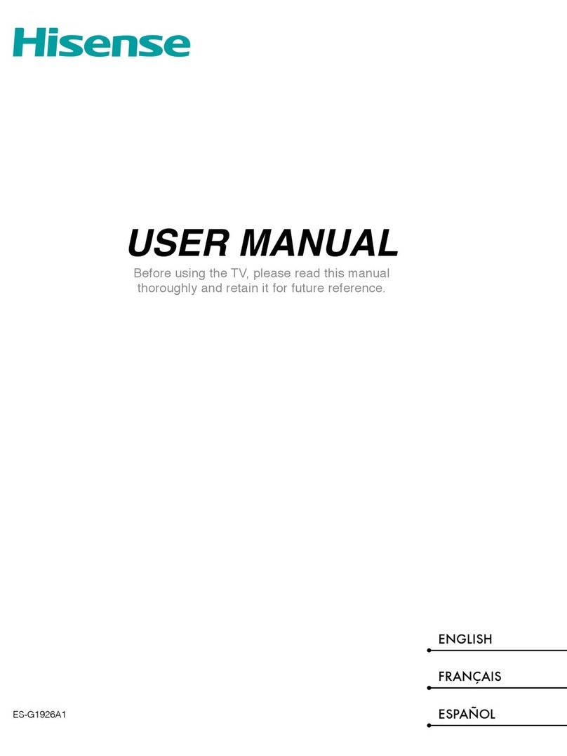 Hisense HU50A6800FUW User manual