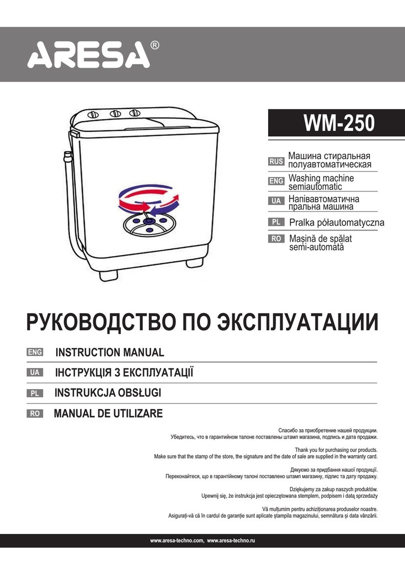 ARESA WM-250 User manual