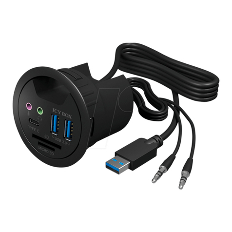 Icy Box IB-HUB1404A Quick installation guide