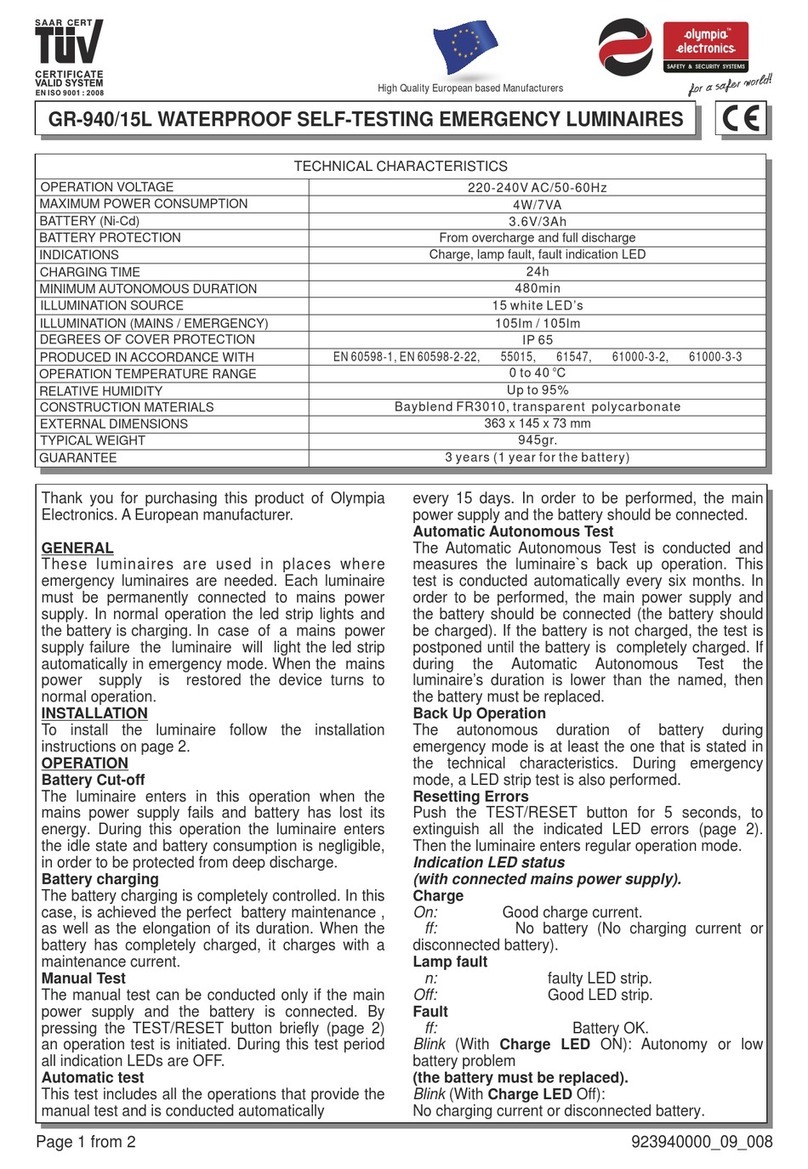 olympia electronics GR-940/15L User manual