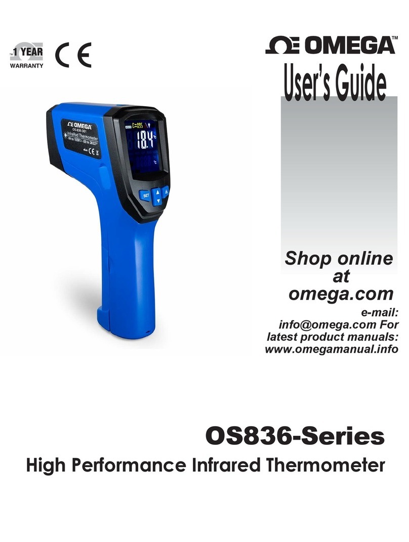 Omega Engineering OS836 Series User manual