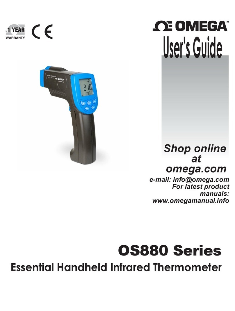 Omega OS880 Series user guide