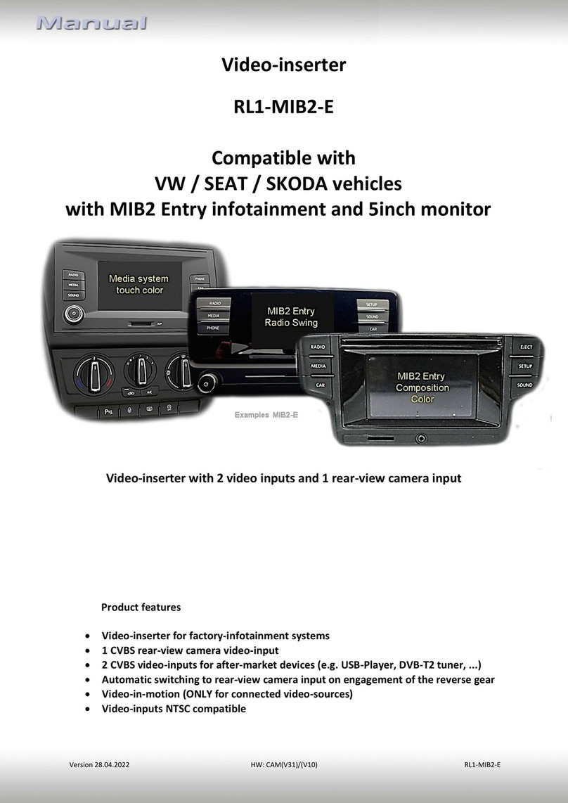 NavLinkz RL1-MIB2-E User manual