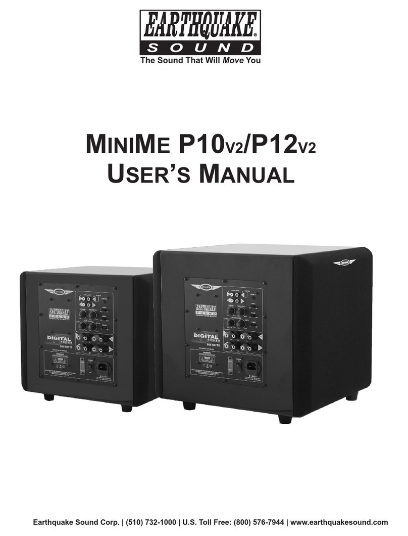 EarthQuake MINIME P10V2 User manual