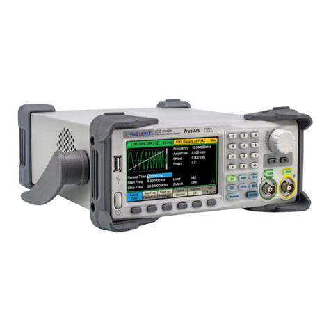 SIGLENT TECHNOLOGIES UM0202X-E02D User manual
