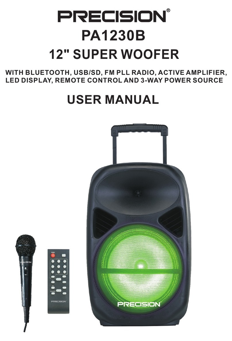 Precision PA1230B user manual
