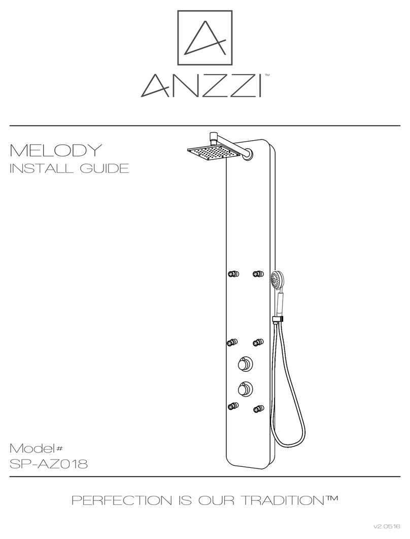 Anzzi Melody SP-AZ018 User manual