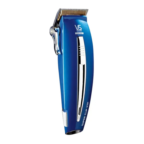 Conair VS Sassoon For Men SUPER CLIP XTP User manual