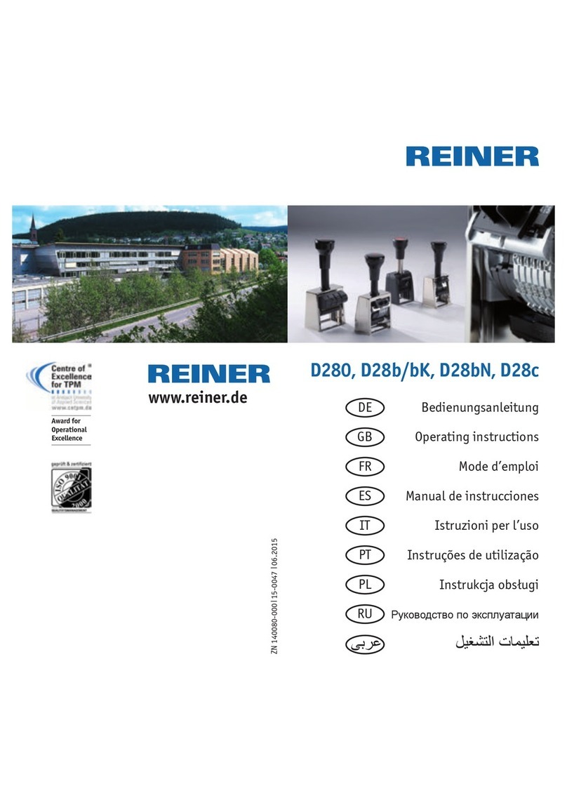 Reiner D280 User manual