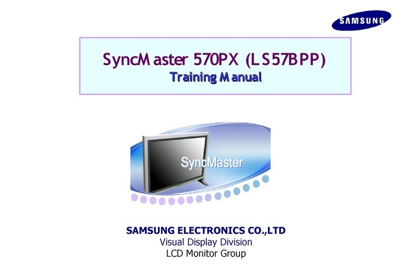 Samsung SyncMaster 570PX Installation guide