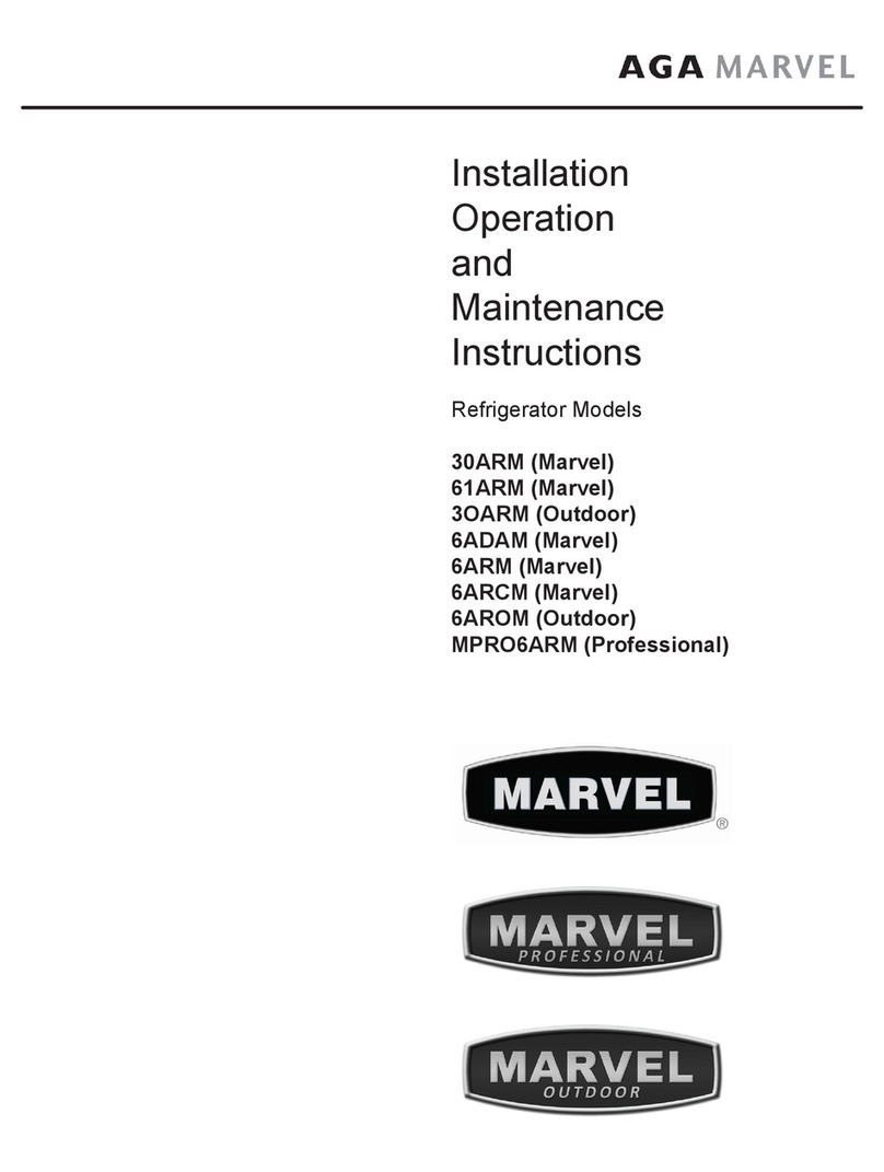 AGA marvel 61ARM Installation, operation and maintenance instructions AGA marvel 61ARM Installation, operation and maintenance instructions