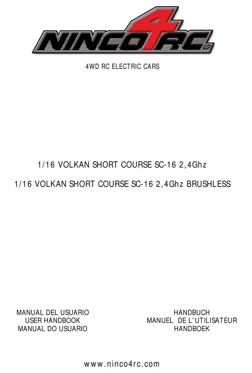 ninco4rc 1/16 VOLKAN SHORT COURSE SC-16 2,4Ghz User handbook