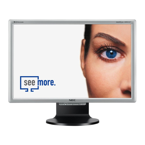 NEC MultiSync LCD20WGX2 User manual