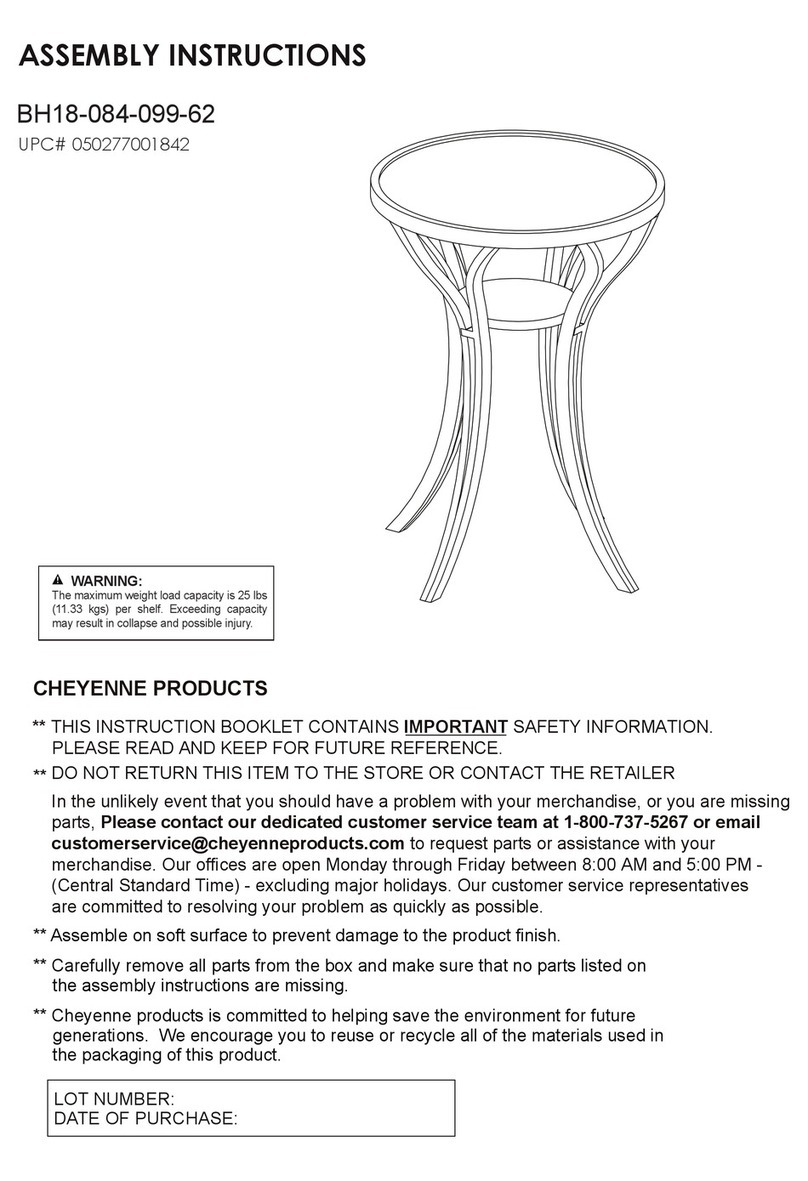 Better Homes and Gardens BH18-084-099-62 Assembly instructions Better Homes and Gardens BH18-084-099-62 Assembly instructions