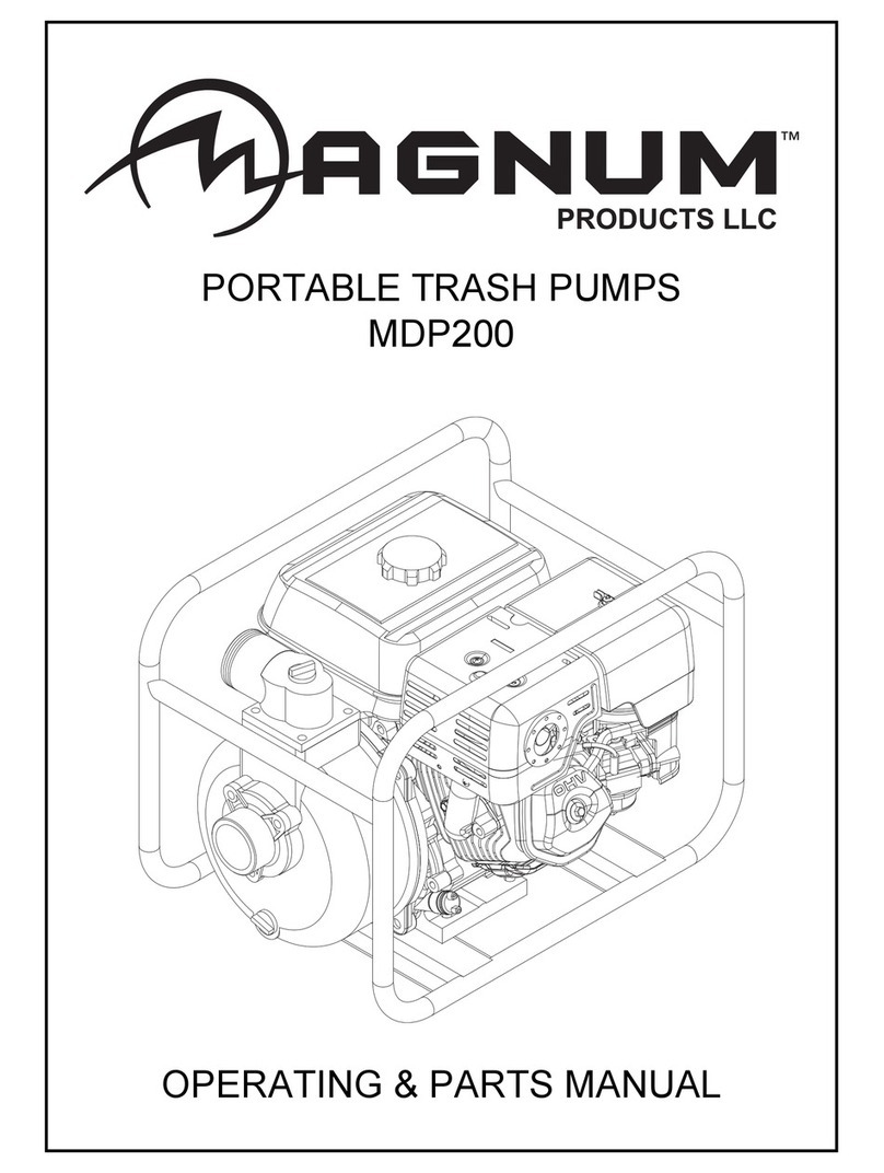 Magnum MDP200 Operating & parts manual