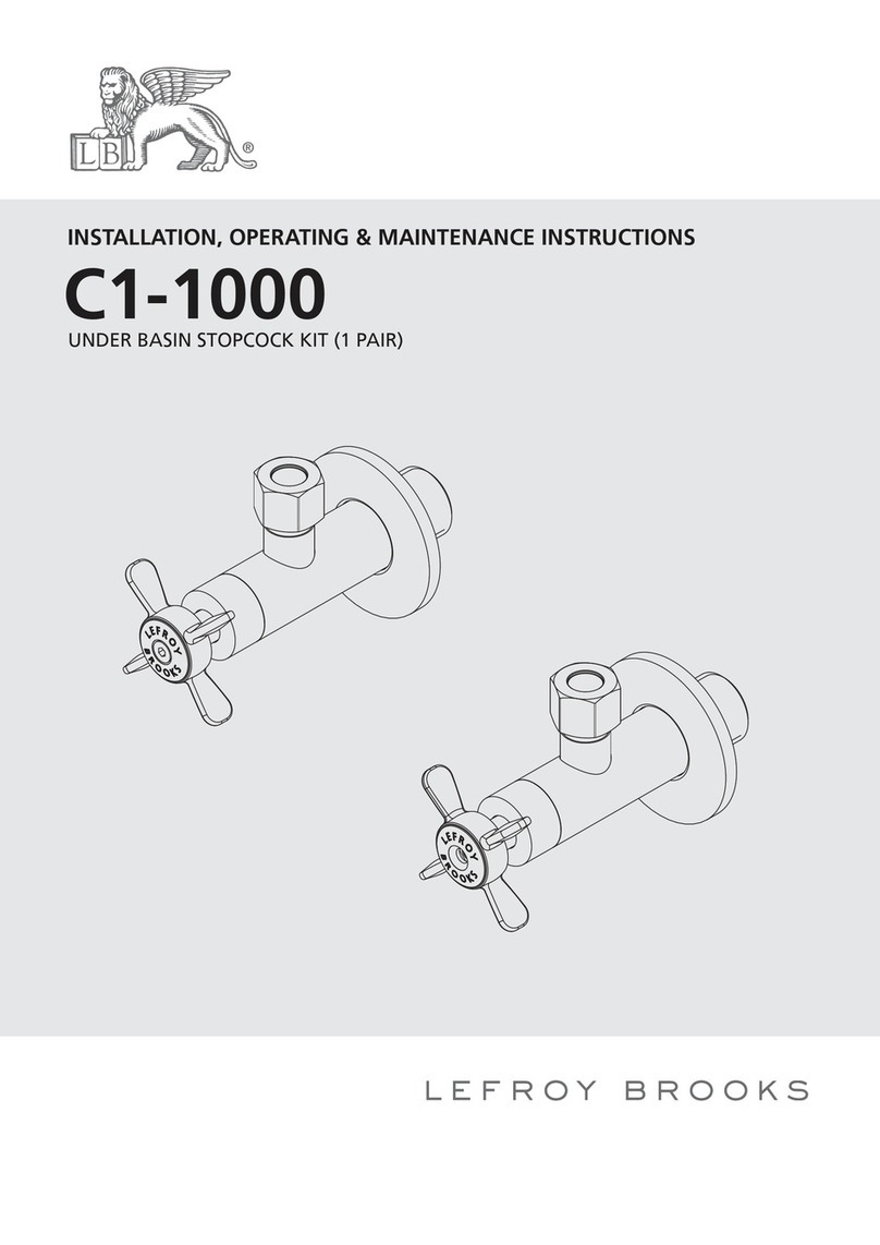 Lefroy Brooks C1-1000 Assembly instructions Lefroy Brooks C1-1000 Assembly instructions