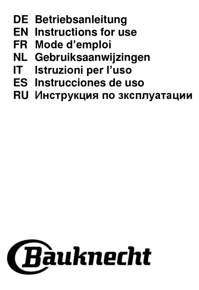 Bauknecht DC 5460 IN/1 User manual