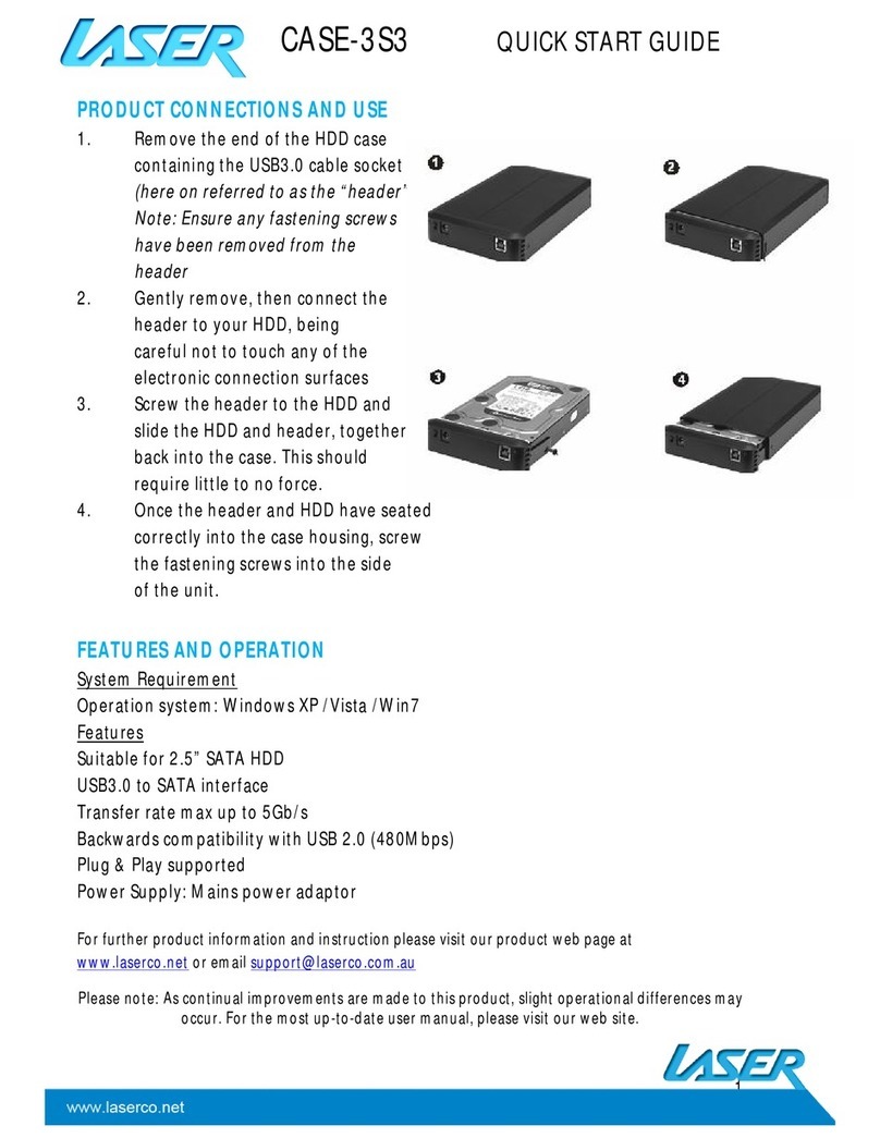 Laser CASE-3S3 User manual