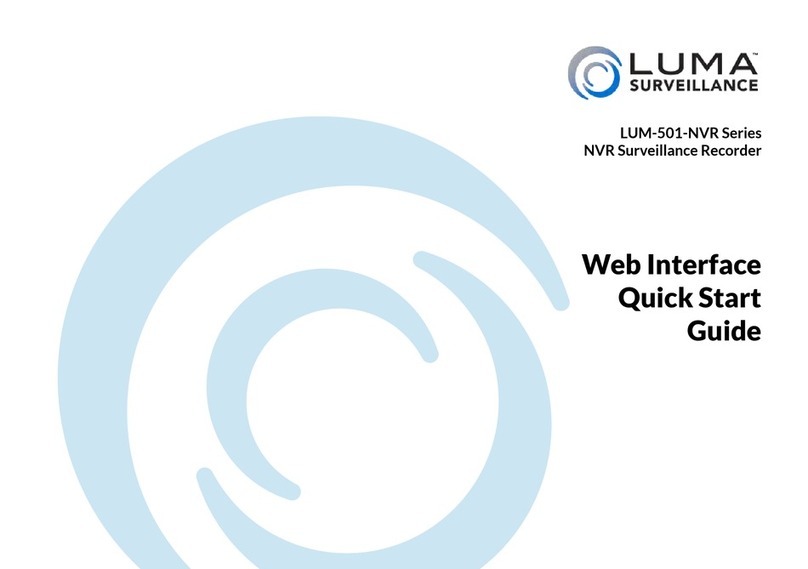 Luma LUM-501-NVR Series User manual