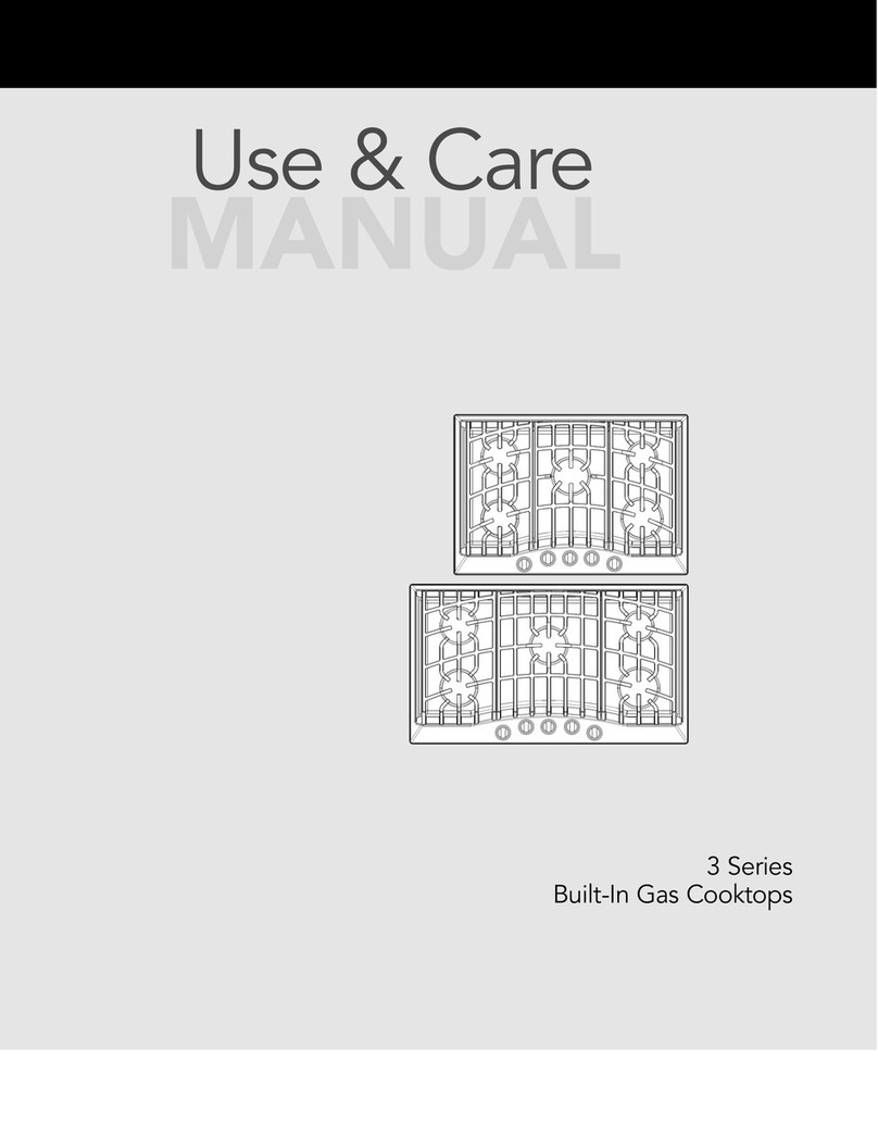 Viking RVGC3365BSSLP Use & care manual