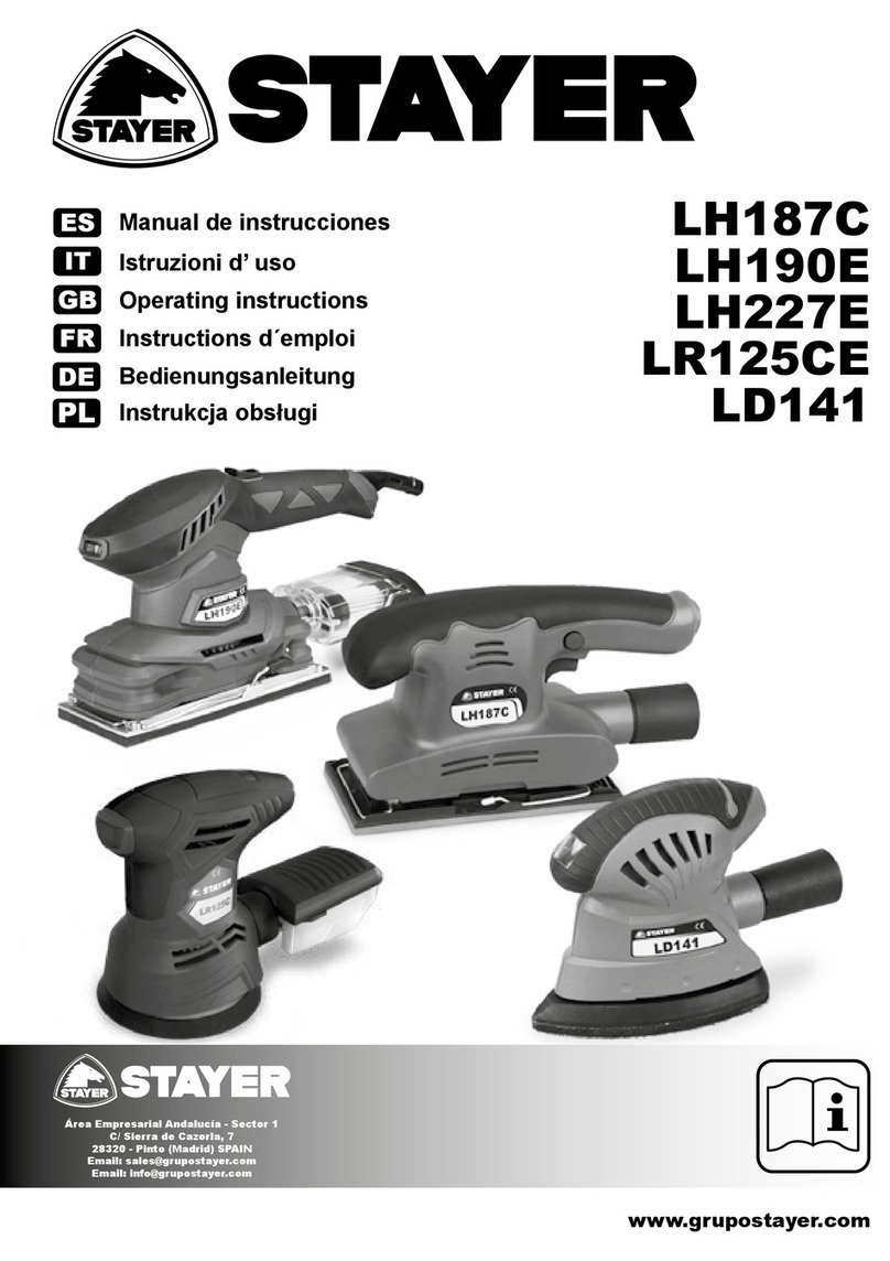 stayer LH190E operating instructions