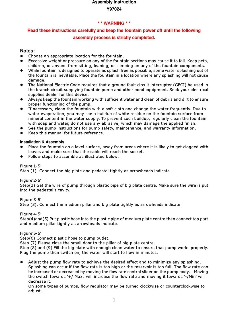 Bond Y97024 Assembly instruction