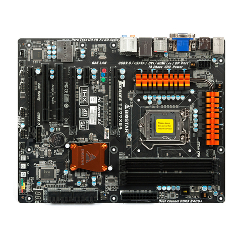 Biostar Hi-Fi Z77S User manual