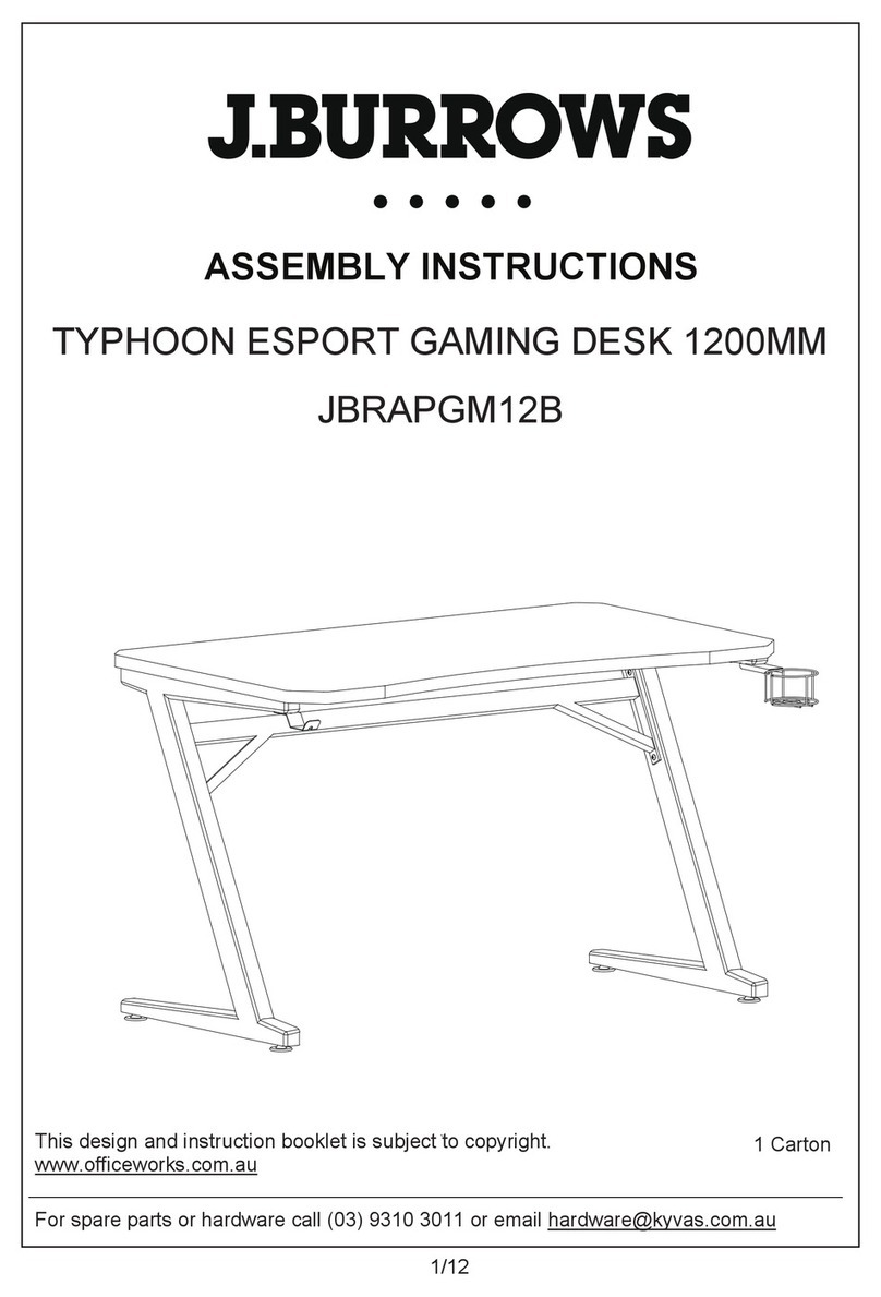 J.Burrows TYPHOON ESPORT JBRAPGM12B User manual J.Burrows TYPHOON ESPORT JBRAPGM12B User manual