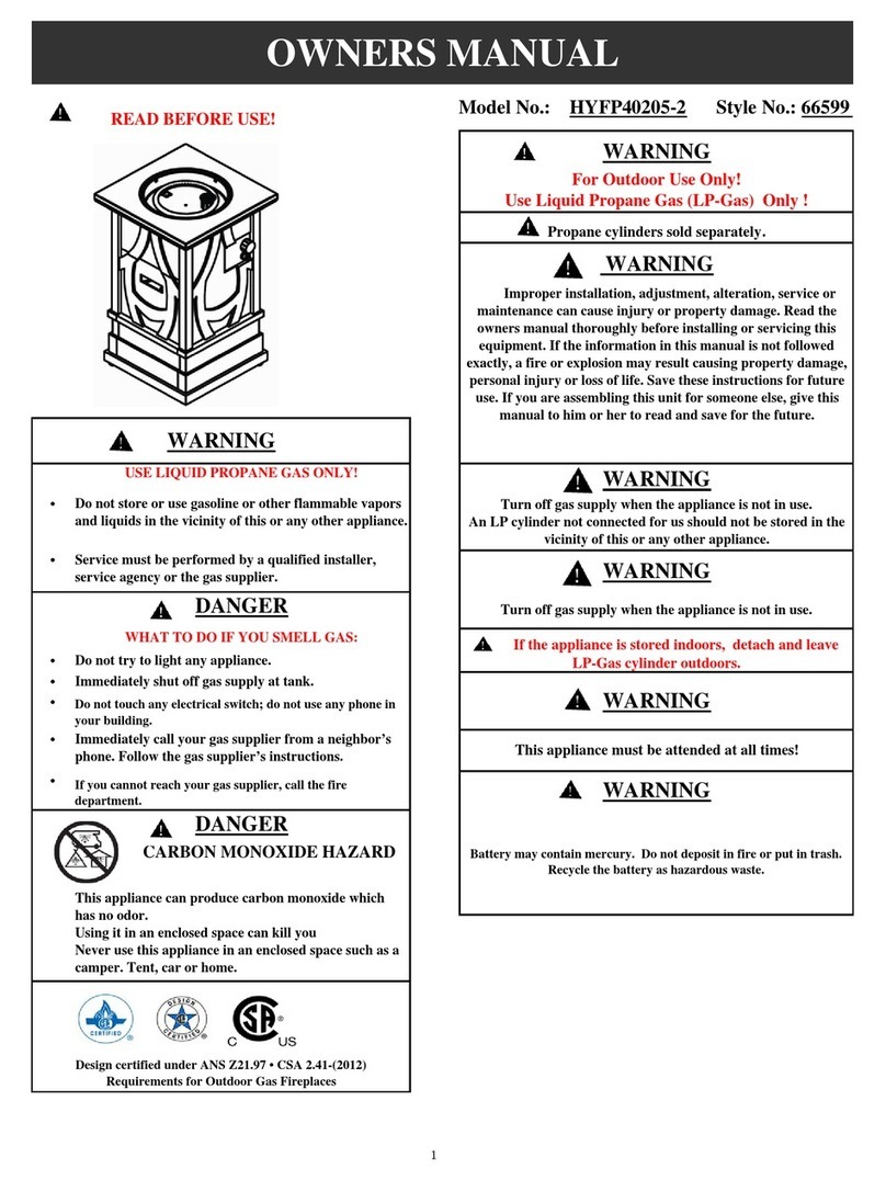 Bond HYFP40205-2 User manual