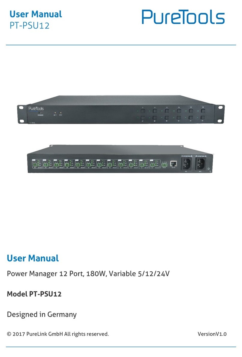 PureTools PT-PSU12 user manual