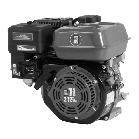 Power Fist 7-1/2 HP 212cc OHV user manual