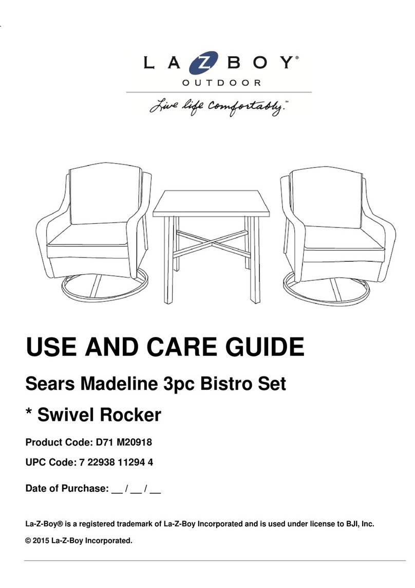 LAZBOY Sears Madeline D71 M20918 User manual