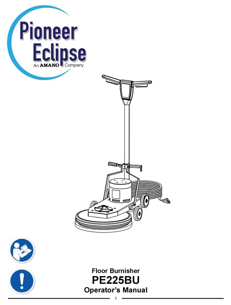 Amano Pioneer Eclipse PE225BU Operator's manual