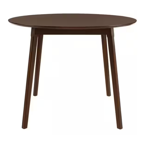 StyleWell DP18009-TABLE Use and care guide StyleWell DP18009-TABLE Use and care guide